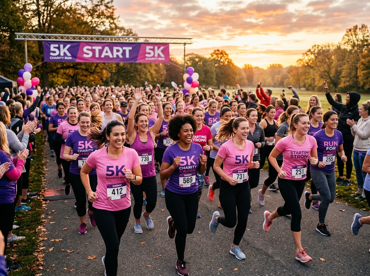 Multitud de Corredoras 5K